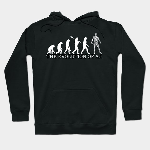 The Evolution Of Ai Hoodie by Worldengine